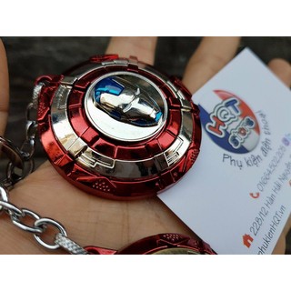 Móc khóa khiên xoay Iron Man
