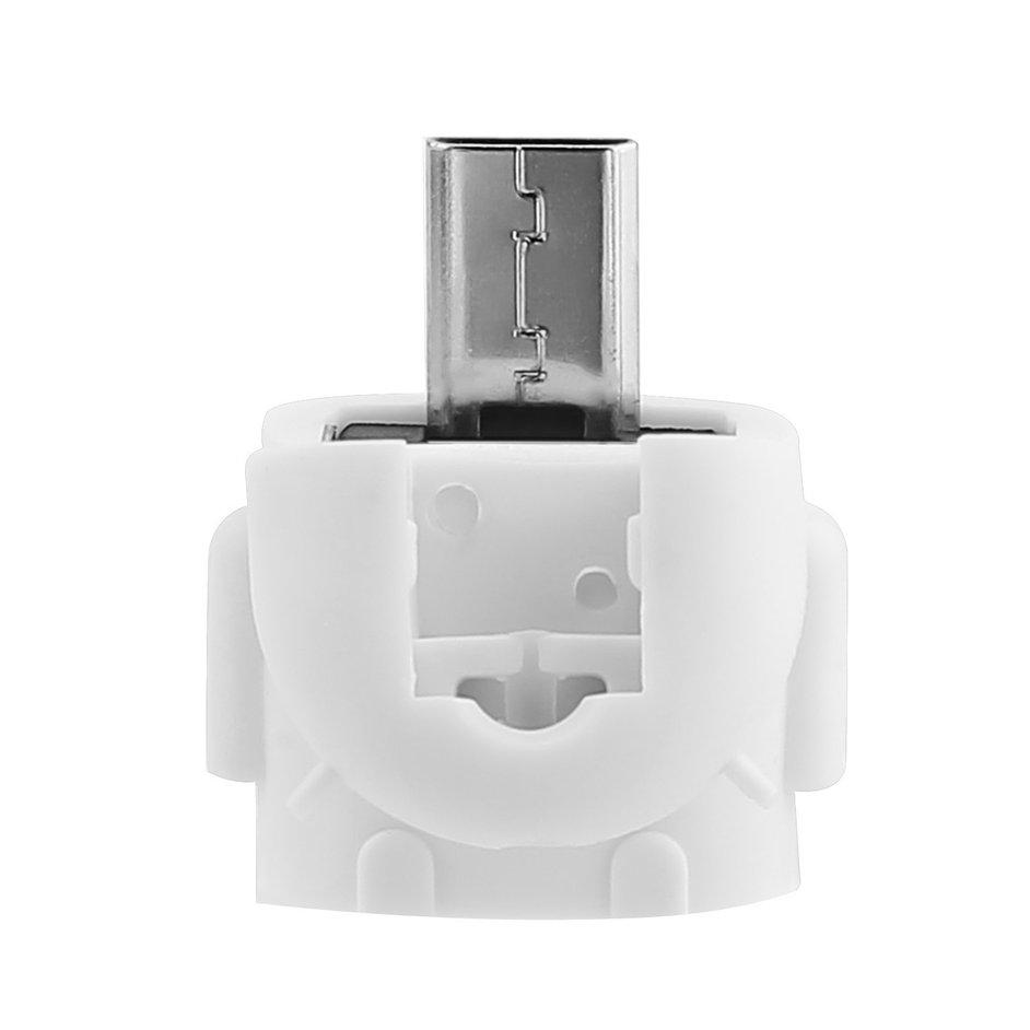 ⚡Micro USB 2.0 OTG Adapter for Android tablet phone Computer white