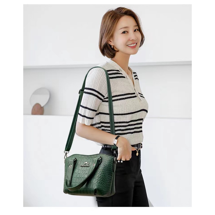 Hàng Mới Về Túi Đeo Vai/Đeo Chéo/ Đeo Vai Mini Bằng Da Bò Thật Thời Trang Cho Nữ