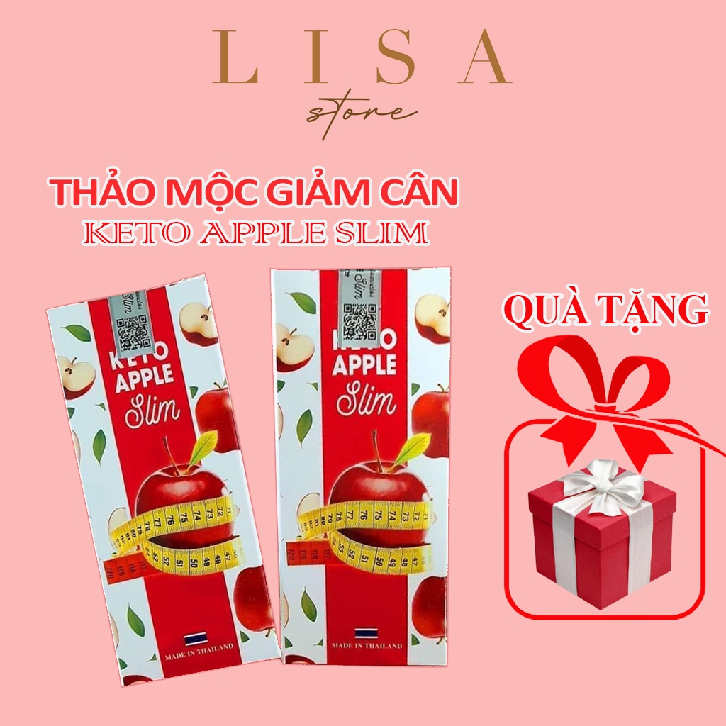 Giảm cân Keto Apple Slim Trà giảm cân nhanh cấp tốc an toàn thảo mộc không phải thuốc giảm cân