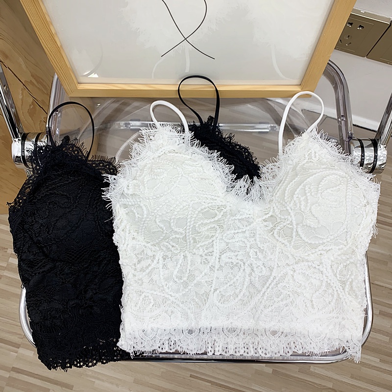 Áo Bra Ren Nữ Crotop Siêu Hot Chun Lưng