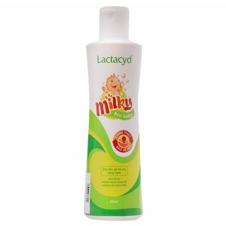 Sữa tắm gội toàn thân cho bé Lactacyd Milky 250ml