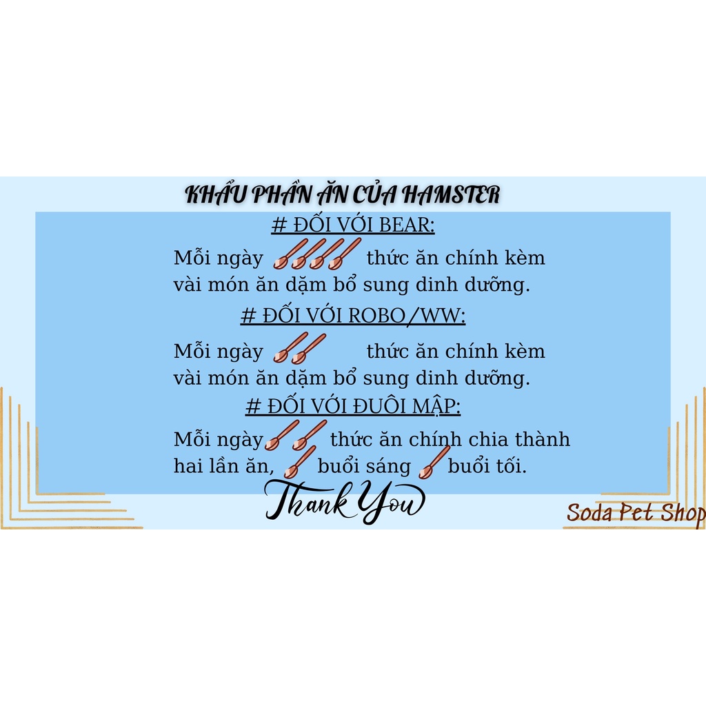 Thức Ăn Trộn Loại 2 Lớn  Cho Hamster