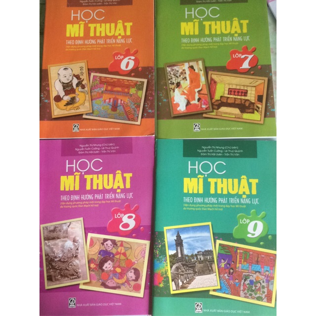 Vở Học Mỹ thuật lớp 6,7,8,9