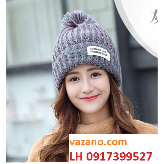 NÓN LEN NỮ MŨ LEN NỮ THỜI TRANG HÀN QUỐC