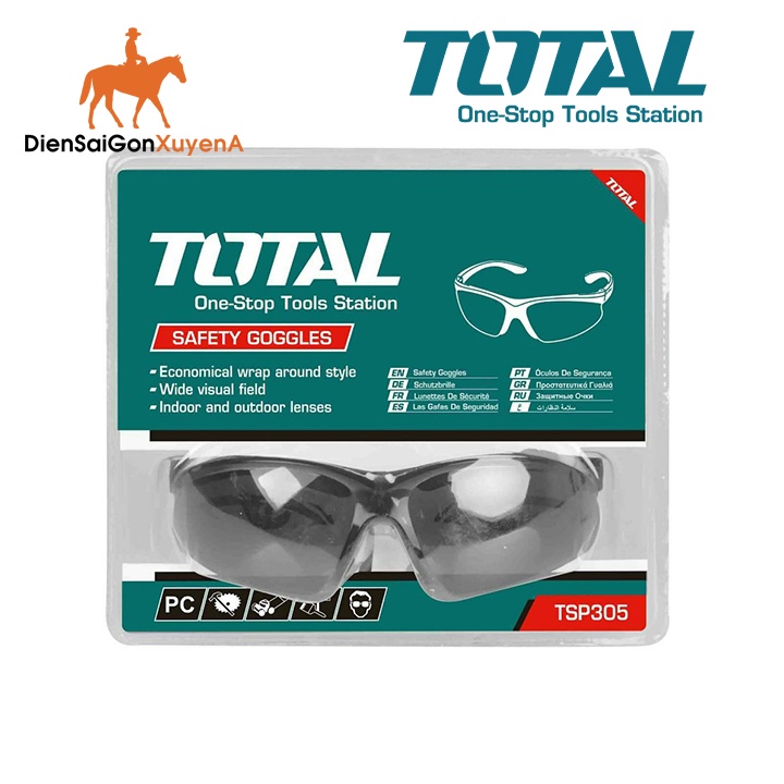 Kính bảo vệ mắt kính bảo hộ thợ hàn Total TSP305 TOTAL  - Điện sài gòn xuyên á
