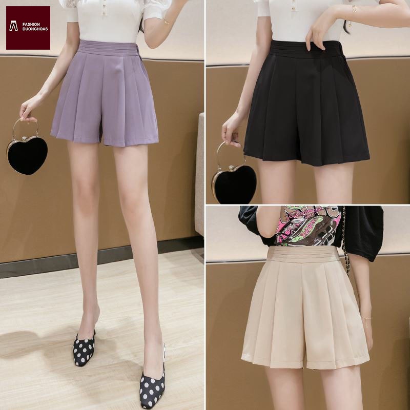 Quần Short Váy Cao Cấp Cạp Ly Ngang Khóa Sườn SVCL208