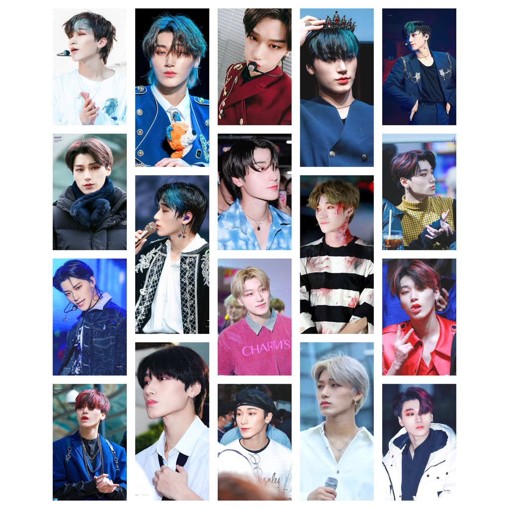 Lomo card 54 ảnh thành viên ATEEZ - CHOI SAN