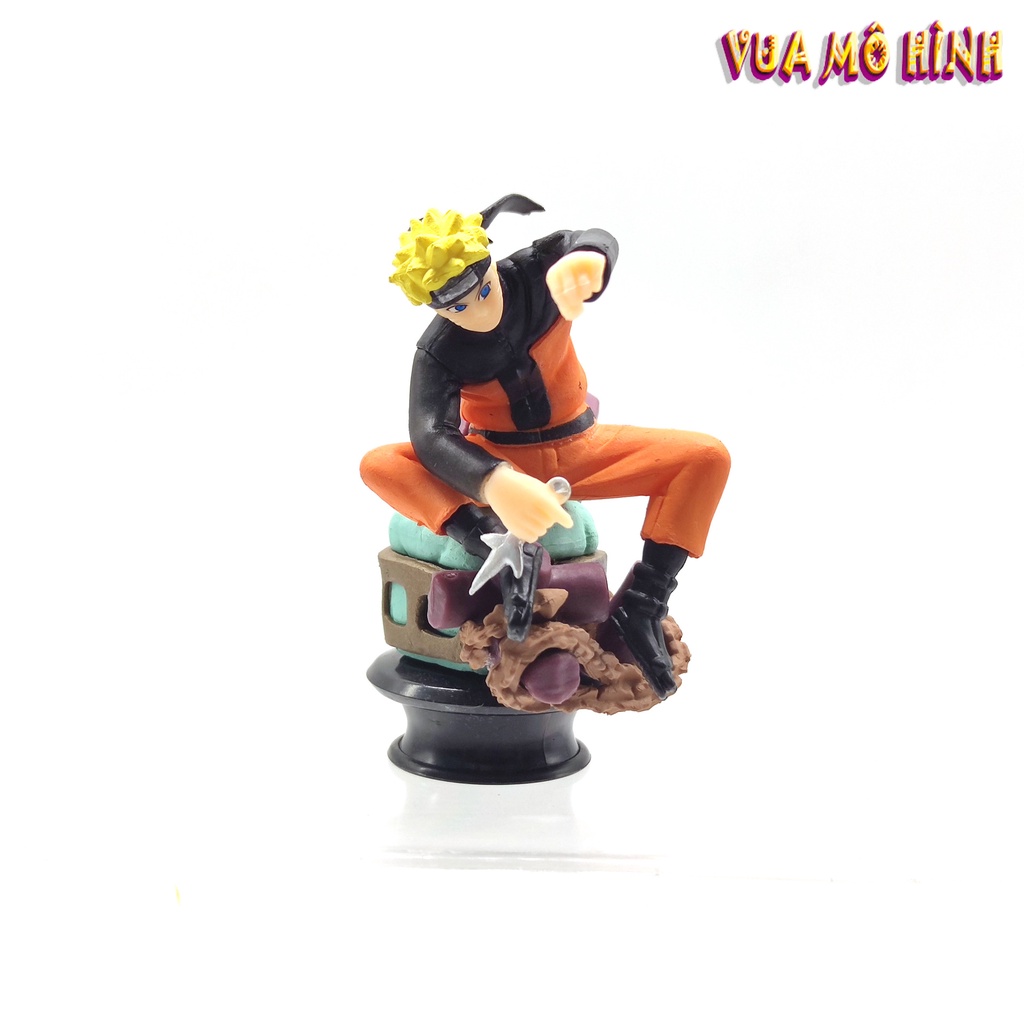 Mô hình Naruto- Mô hình 6 nhân vật Naruto loại to trang trí phòng chiều cao 6cm