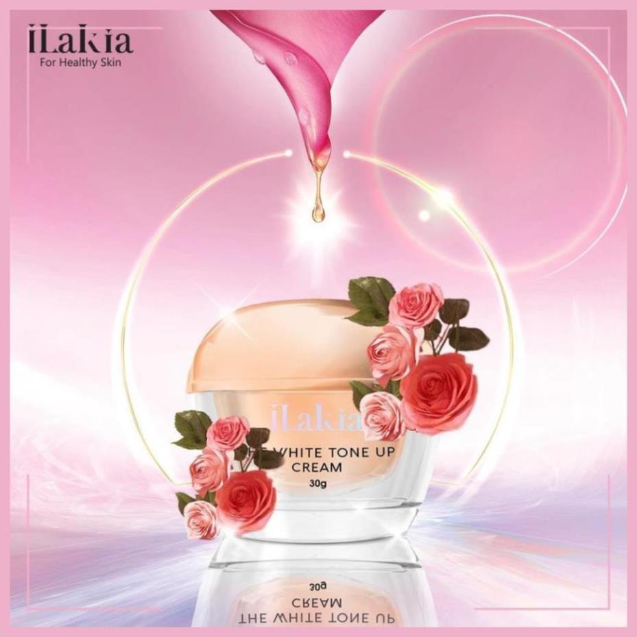 Kem Dưỡng Trắng Da Ban Ngày_The White Tone up Cream Ilakia 30gr [Tặng khẩu trang Hamita] | BigBuy360 - bigbuy360.vn