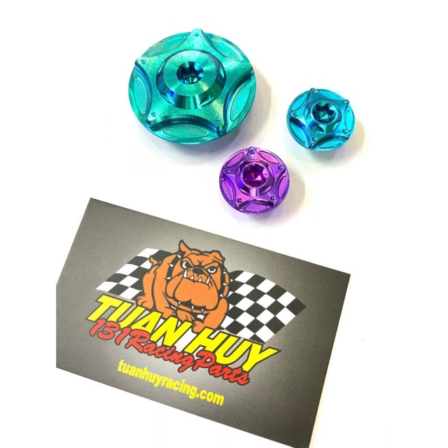 Ốc mâm lửa titan gr5 cho wave , dream , winner , sonic , msx , tất cả các dòng xe honda ( Duo cap for honda winner Sonic