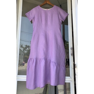 Đầm linen đuôi cá