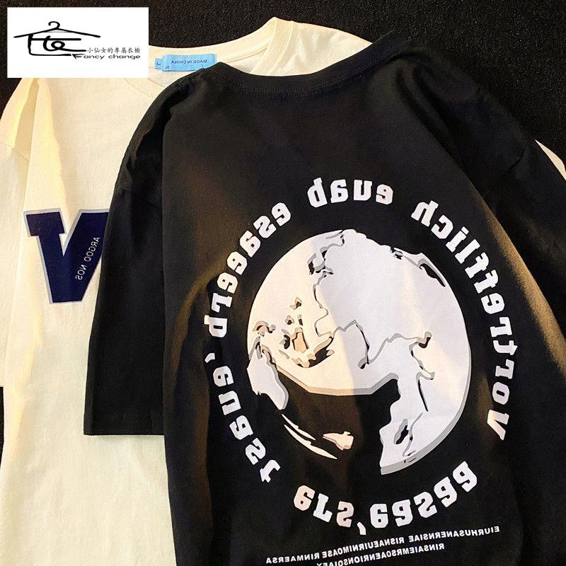 Áo Thun Tay Ngắn Dáng Rộng Thời Trang Mùa Hè Phong Cách Mới 2022 Cho Nữ