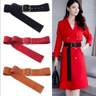 Thắt Lưng Nhung Mặt Vuông Cho Nữ