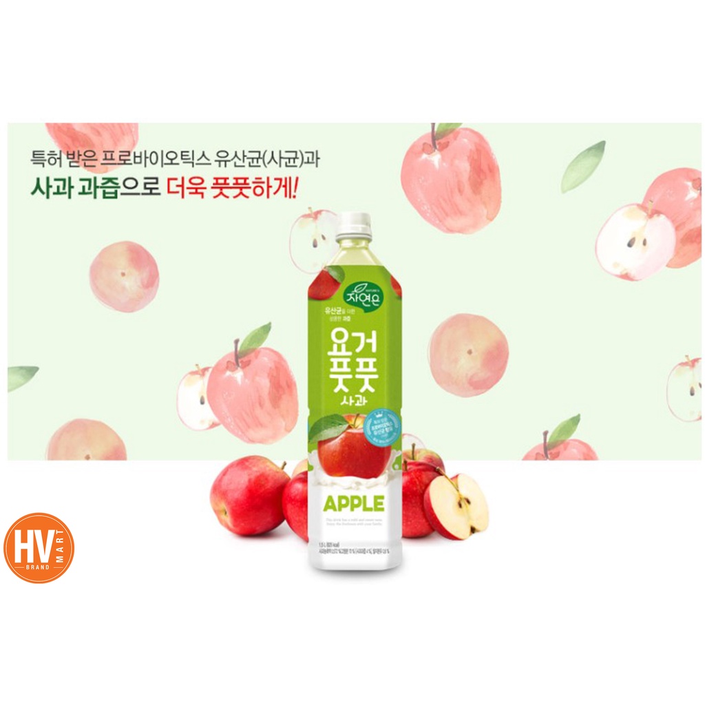 [Hàng Bán Chạy] Nước Trái Cây Lợi Khuẩn Woongjin Hàn Quốc Vị Đào,Táo, Thơm - Cung Cấp Vitamin, Tăng Sức Đề Kháng