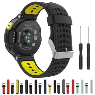 Dây Đeo Silicon Mềm Thoáng Khí Nhẹ Dành Cho Đồng Hồ Thông Minh Garmin Forerunner 235/ 220/ 230/ 620/ 630