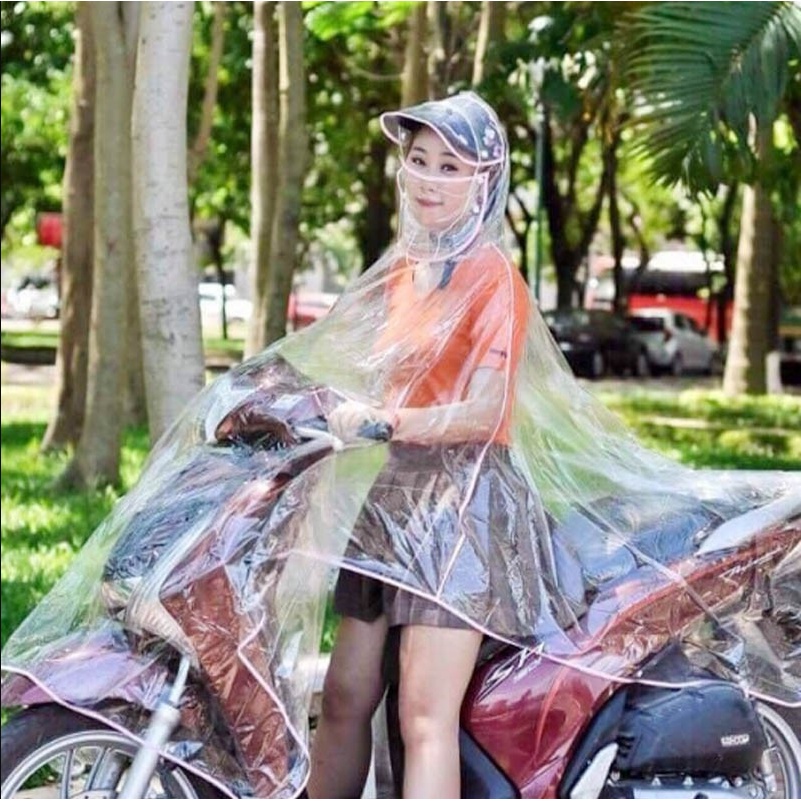 Áo Mưa Trong Suốt Loại 1 Đầu Cánh Dơi