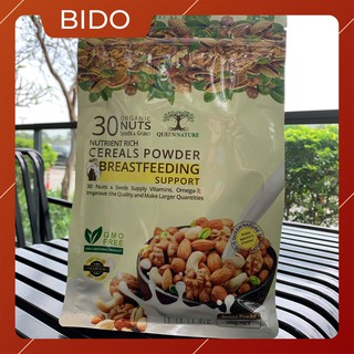 Bột ngũ cốc kích lợi sữa Queen Nature ⚡𝐅𝐑𝐄𝐄 𝐒𝐇𝐈𝐏⚡ 800 gram, gọi sữa về nhanh, giúp đặc sữa, mát sữa, 30 hạt dinh dưỡng