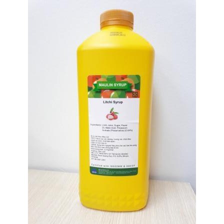 Siro MAULIN can vàng 2,5kg đủ vị - siro pha trà sữa chuẩn nhất