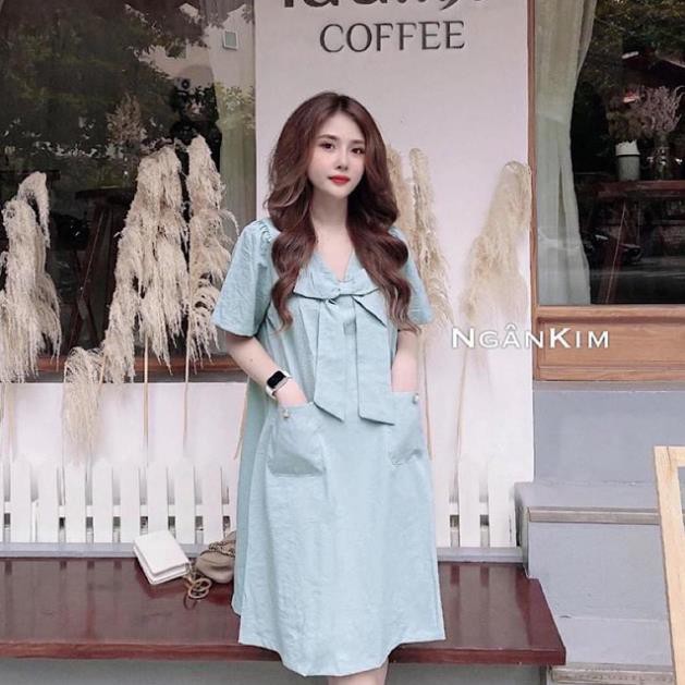 [ Mã FAMAYWA2 giảm 10K đơn 50K] Váy xuông đũi nơ kèm túi sang chảnh | BigBuy360 - bigbuy360.vn