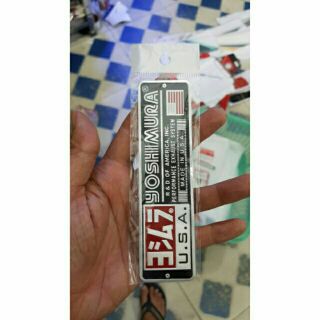 LOGO TEM DÁN PÔ KIỂU 1 YOSHIMURA HÀNG ĐẸP NHÉ AE HÀO90