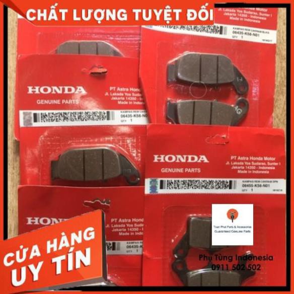 [ GIÁ ƯU ĐÃI ] Bố thắng sau Honda Sonic 150R/ Winner 150 NHẬP KHẨU CHÍNH HÃNG HONDA INDONESIA