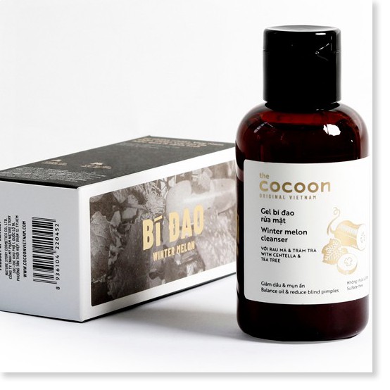 Gel rửa mặt bí đao COCOON  140ml/310ml DATE MỚI