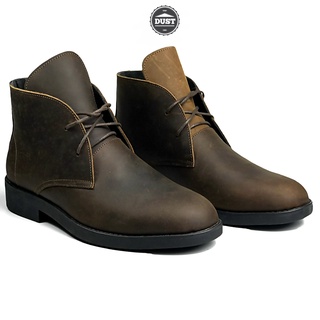 Giày Chukka Boots MAD Brown 3.0 cao cổ nam da bò sáp ngựa điên cao cấp chính hãng giá rẻ nhất hà nội
