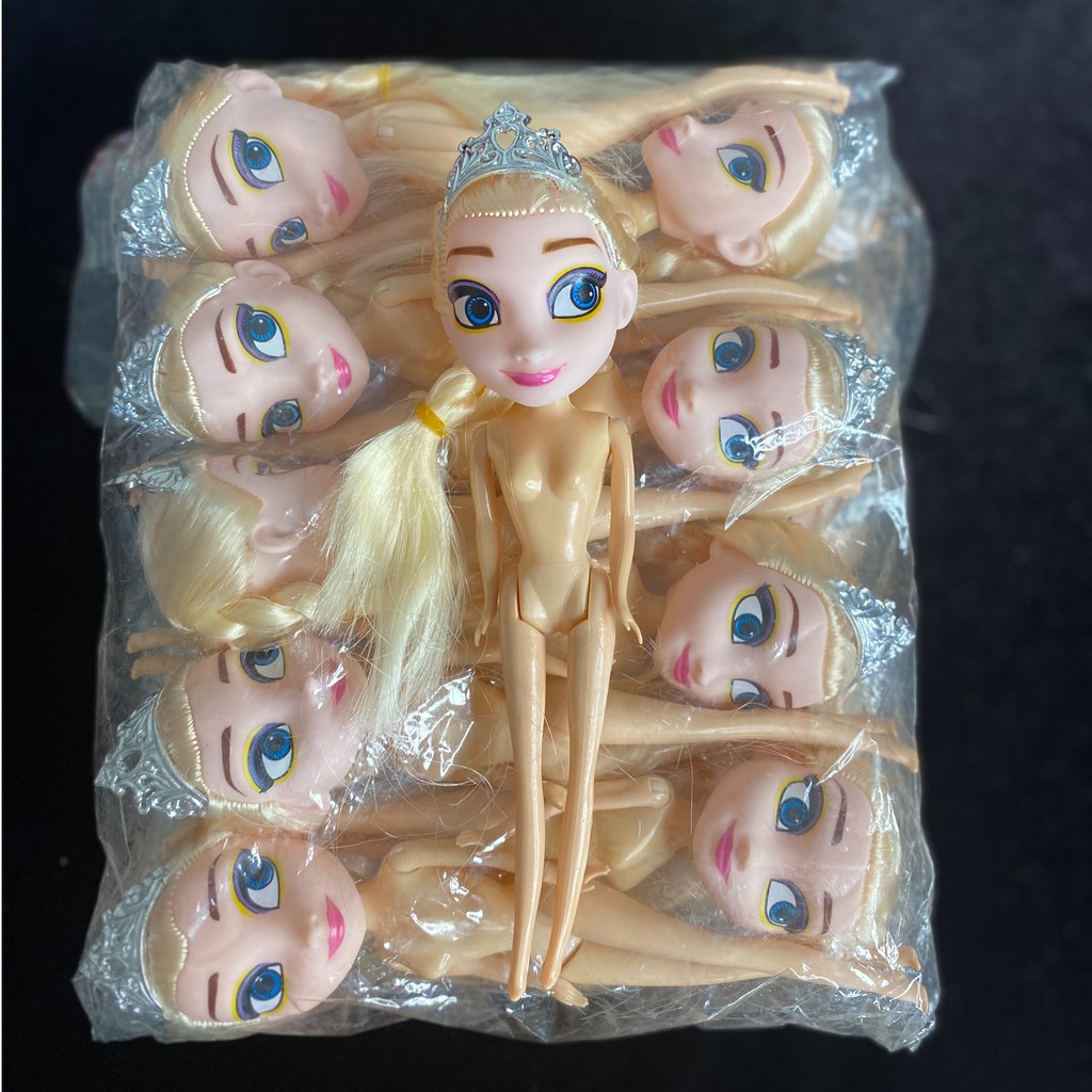 Búp Bê Chibi Elsa Phụ Kiện Trang Trí Bánh Kem Sinh Nhật ABSHOP COM VN