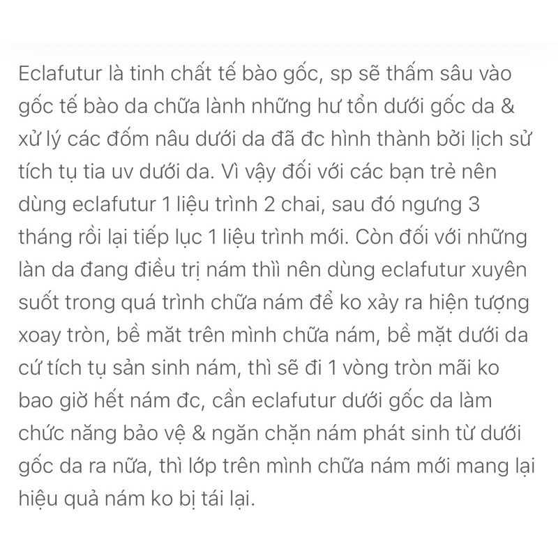 ALBION- ECLAFUTUR 8ml - Tinh chất nuôi dưỡng tế bào