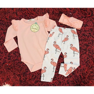 Set bộ 3 chi tiết hạc cho bé 0-6m