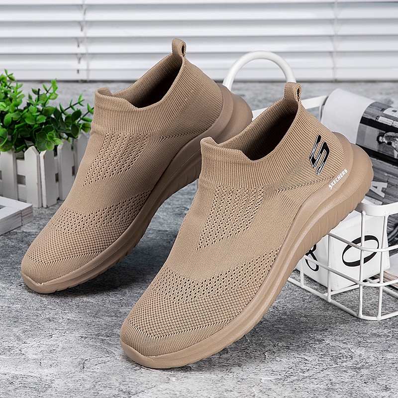 Giày Chạy Bộ Thể Thao Nhẹ Có Đệm Khí Slip On GO Thời Trang Cho Nam * Skechers_