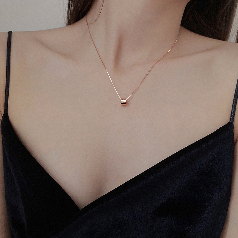 925 Silver Necklace Simple Design For Women