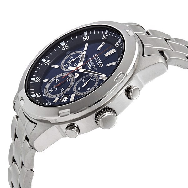 Đồng hồ nam Seiko Chronograph SKS603P1 dây thép, mặt kính Hardlex Crystal , chống chầy , chống nước .