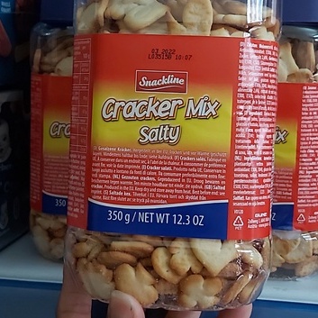 (Hủ 350gr) Bánh quy mặn Cracker Mix Salty - Date T3/2022
