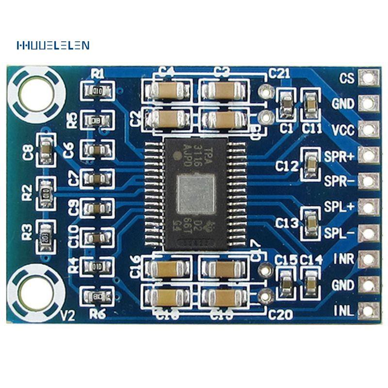 TPA3116D2 Mini Digital Power Audio Stereo Amplifier Board, Dual Channel 50W Class D DC 12-24V Ampli AMP Amplify ule