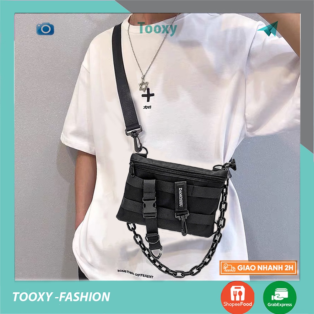 Túi đeo chéo nam cao cấp vải dù Polyester phong cách unisex phù hợp cả nam nữ