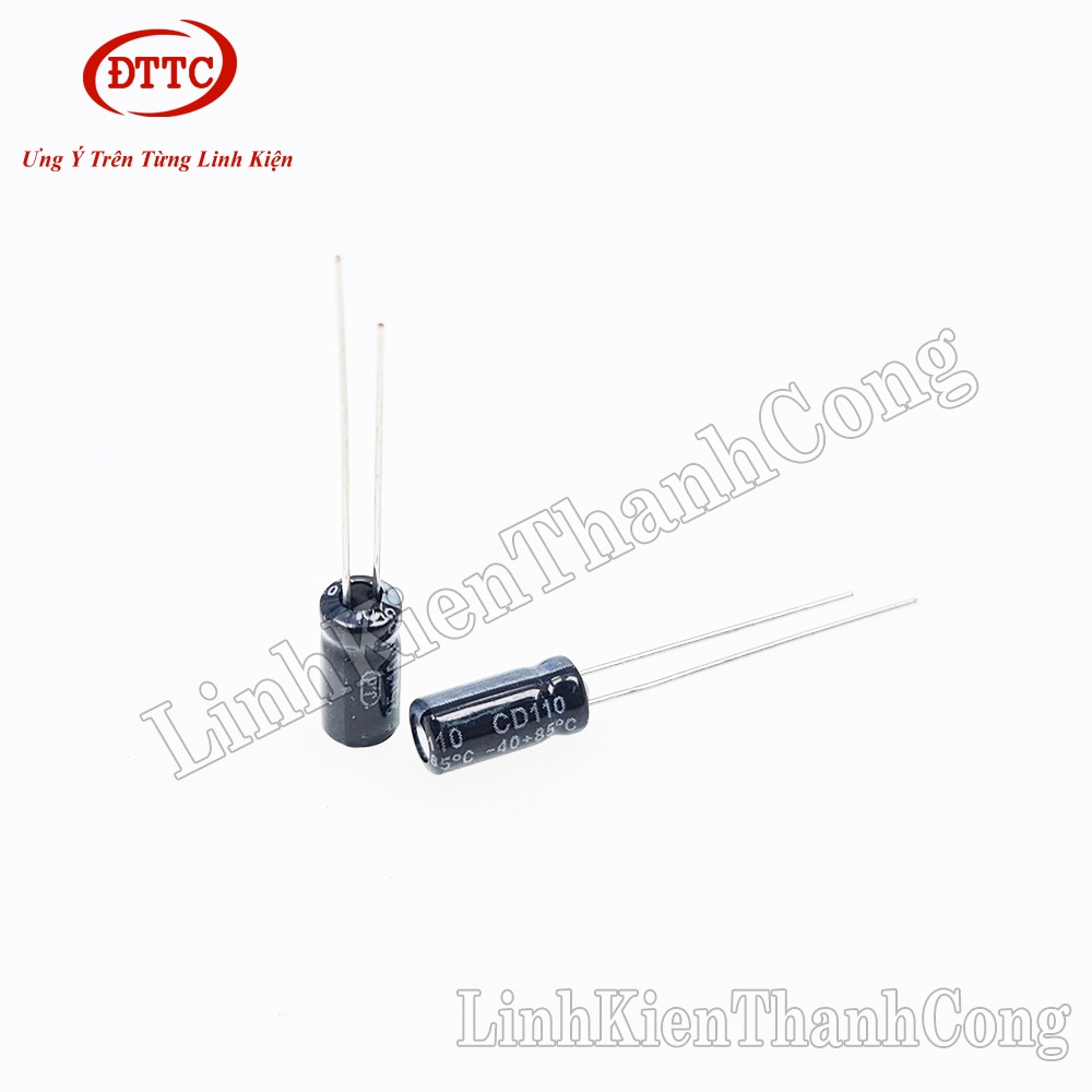 Combo 5 Chiếc Tụ Hóa 10uF 25V (5x11mm)