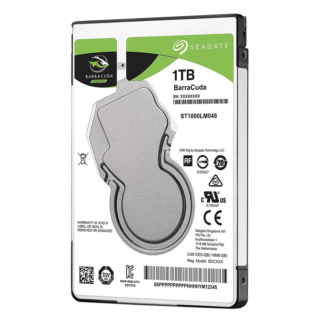 Ổ cứng HDD Seagate Laptop 2.5" Barracuda 1TB  - Hàng Chính Hãng - Bảo hành 24 tháng