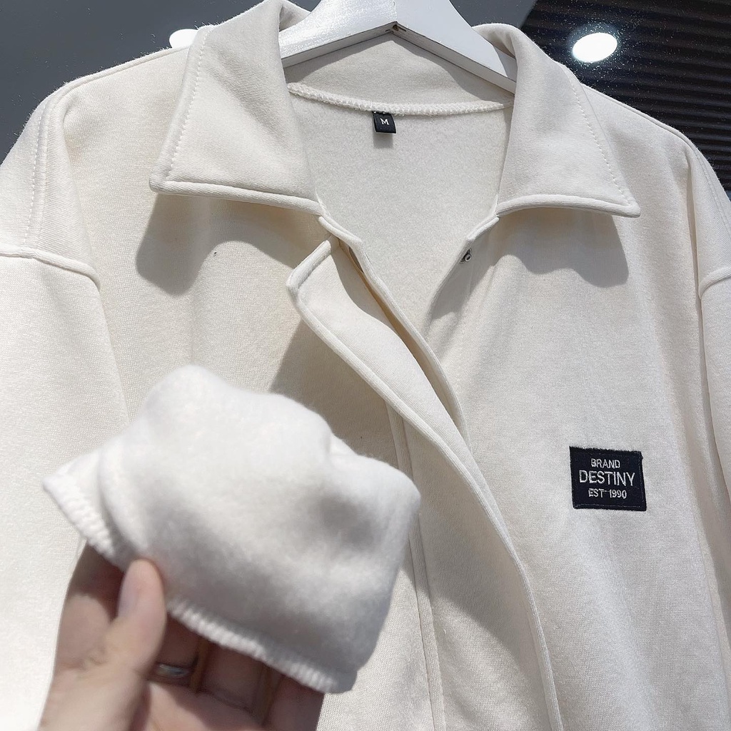 Áo khoác tay dài chữ destiny | BigBuy360 - bigbuy360.vn