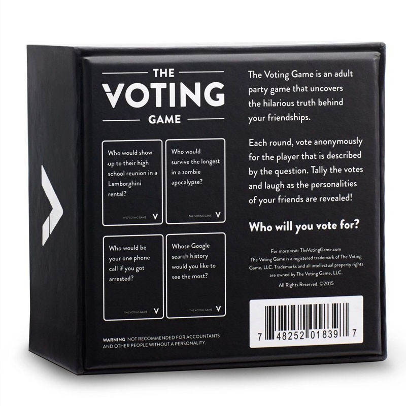Bộ Thẻ Trò Chơi The Voting Vui Nhộn