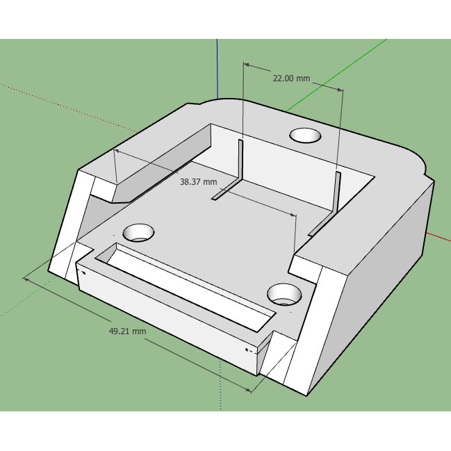4922 -  Đế lấy nguồn cho pin máy China