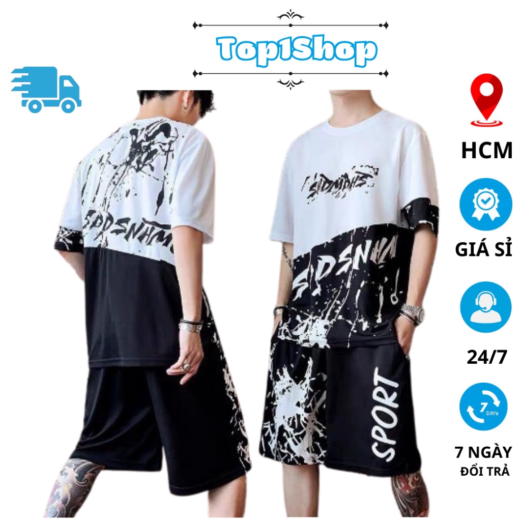 Set bộ RKIGFN LUB thời trang nam phối màu cá tính