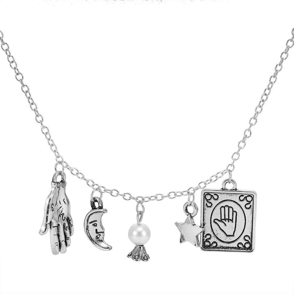 vòng cổ Hợp Kim Đính Ngọc Trai Giả Xinh Xắn COD