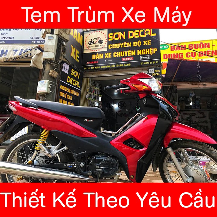 Tem Trùm Wave đen đỏ