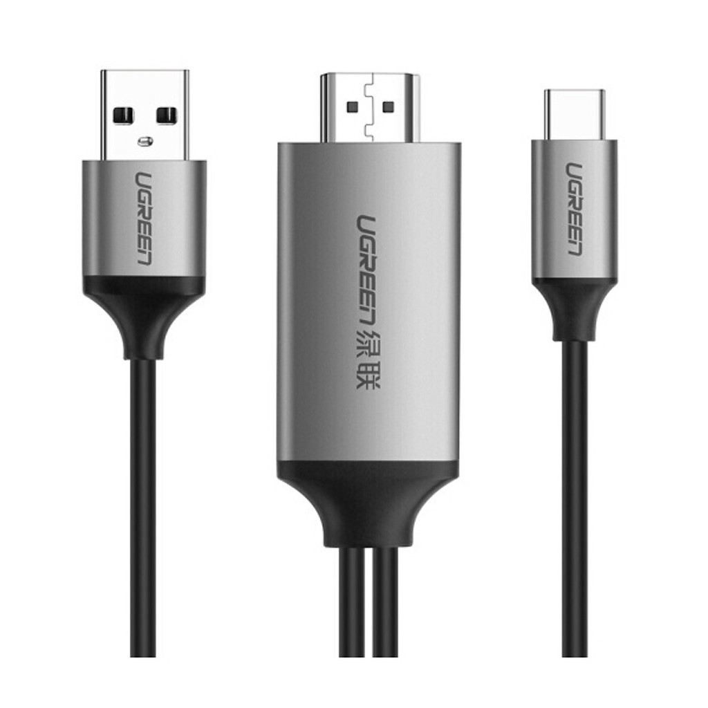 Cáp chuyển USB-C sang HDMI dài 1.5m Ugreen 50544 (hỗ trợ 4K)