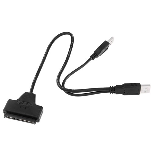 Dây cáp chuyển đổi USB 2.0 to 2.5inch 22Pin 7+15 ATA SATA 2.0 HDD/SSD chuyên dụng