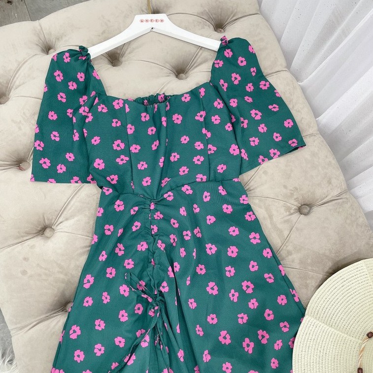 váy hoa nhí dáng dài cách điệu AH23 | BigBuy360 - bigbuy360.vn