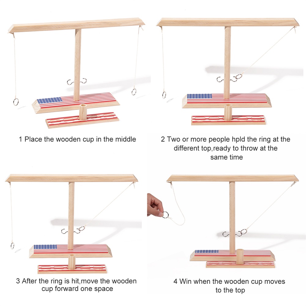 Bộ Đồ Chơi Rút Vòng Gỗ Thú Vị Dành Cho Người Lớn | BigBuy360 - bigbuy360.vn