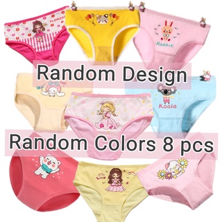 Set 8 quần lót SMY cotton mềm mại dành cho bé gái 3-12 tuổi
